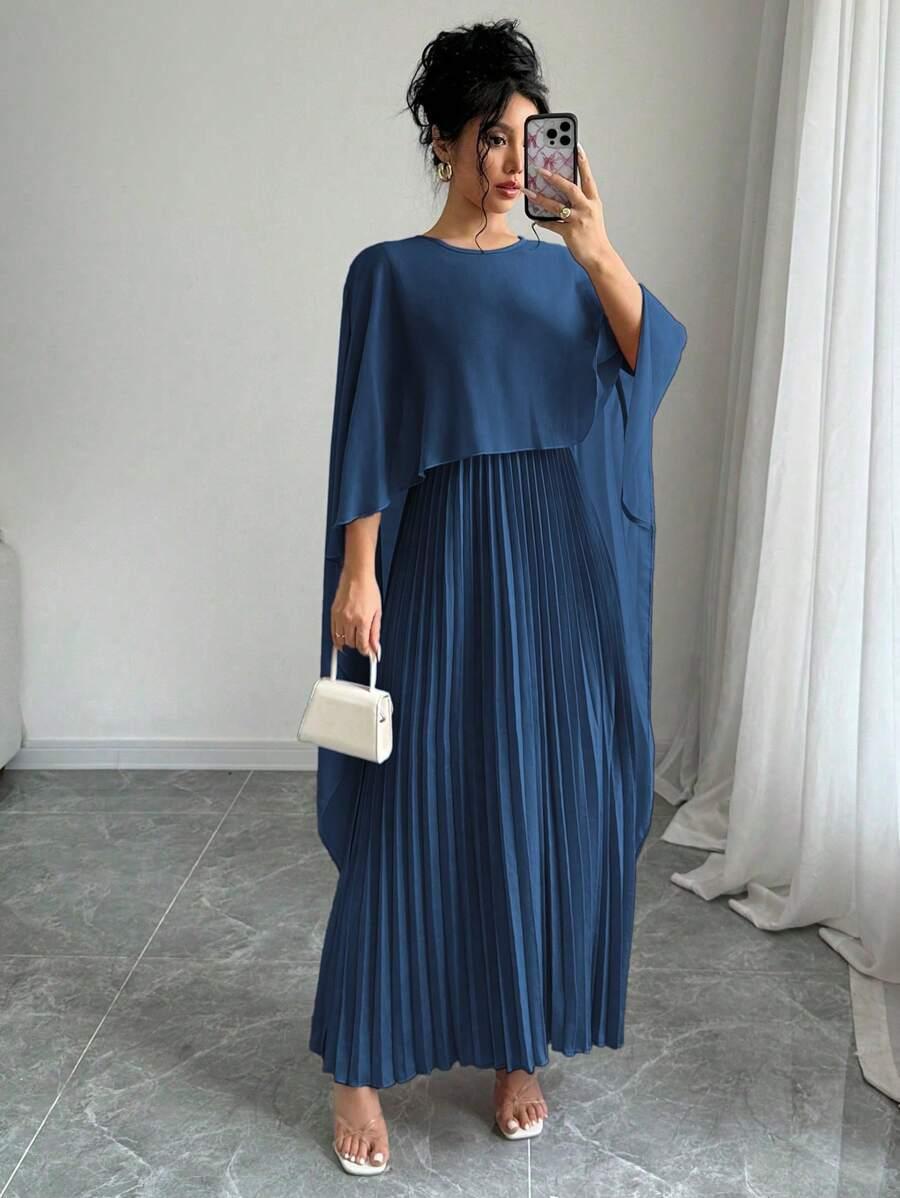 SHEIN GRANATOWA MAXI SUKIENKA S06__XL