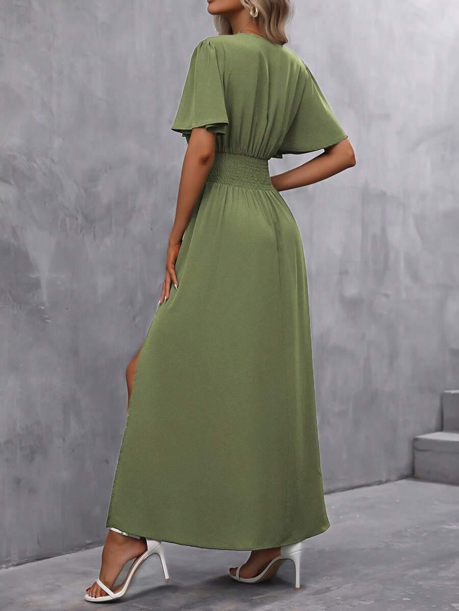 SHEIN MAXI SUKIENKA V-NECK S06__S