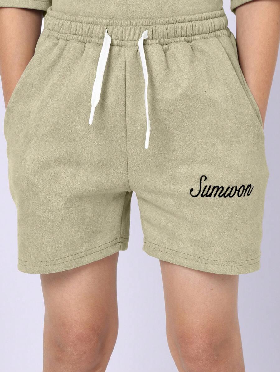 SUMWON KOMPLET BLUZKA SPODNIE S09__122/128
