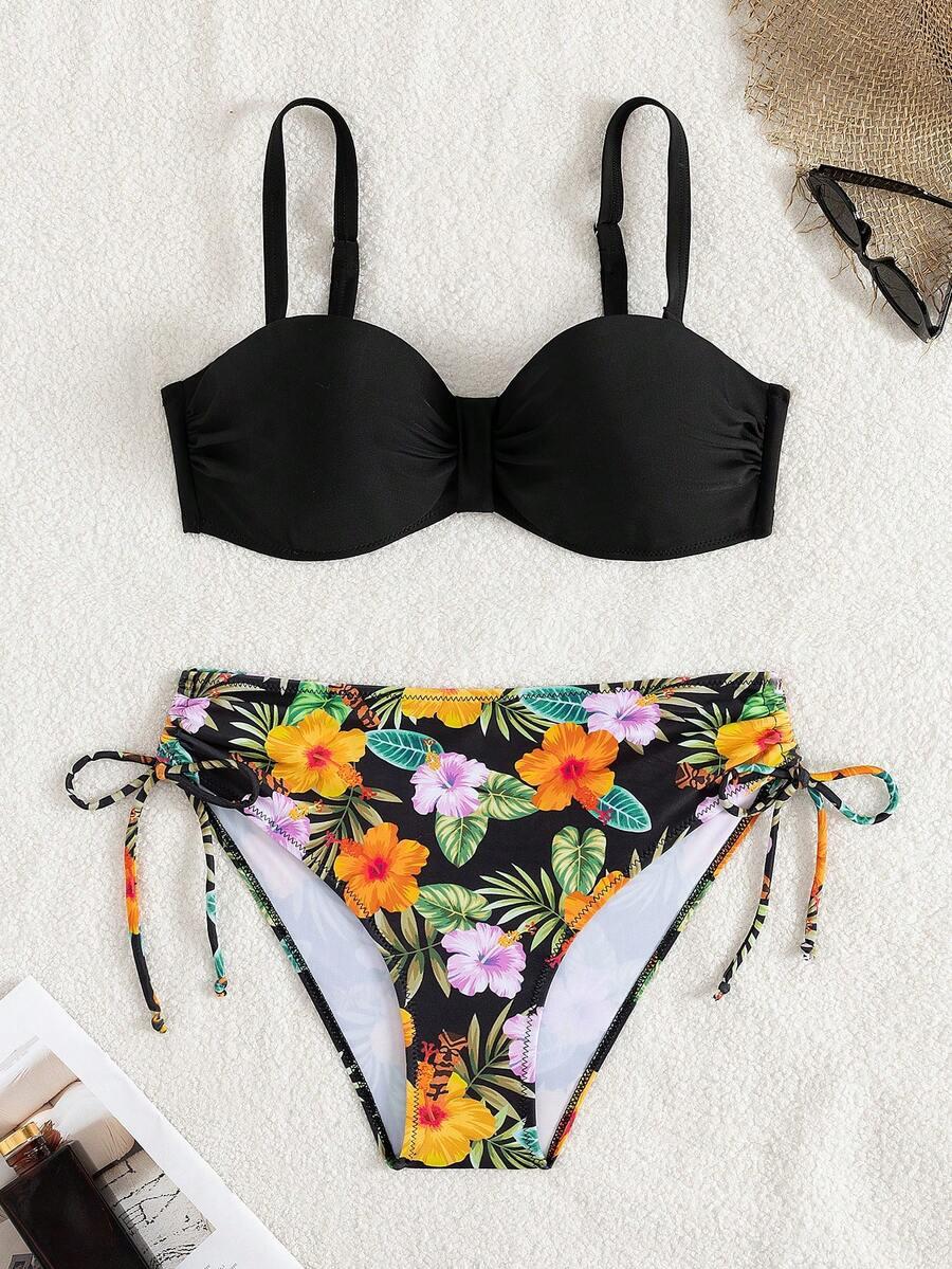 SHEIN DWUCZĘŚCIOWY STRÓJ KĄPIELOWY S09__XXL