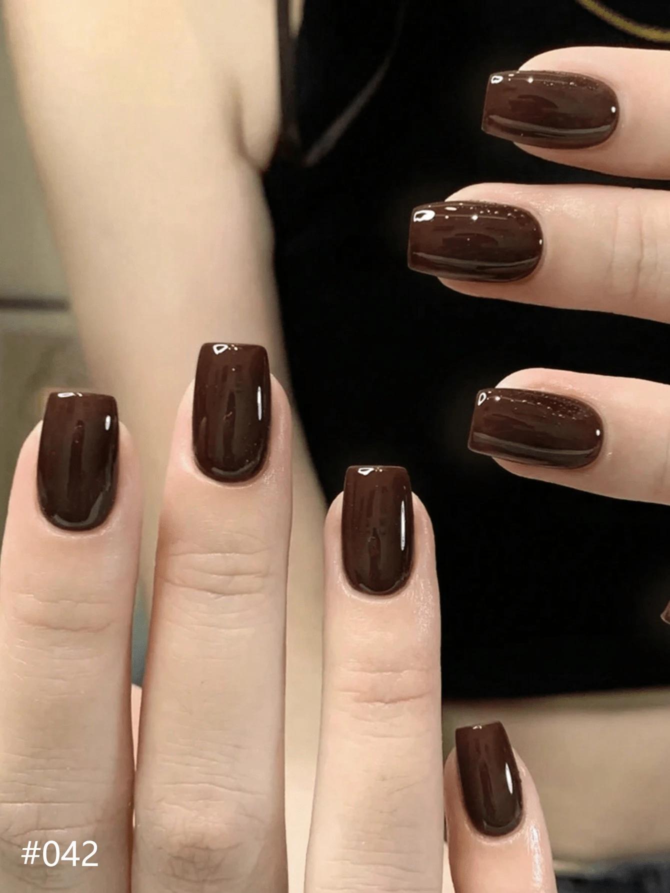 SHEIN BRĄZOWY LAKIER DO PAZNOKCI S07__15ML