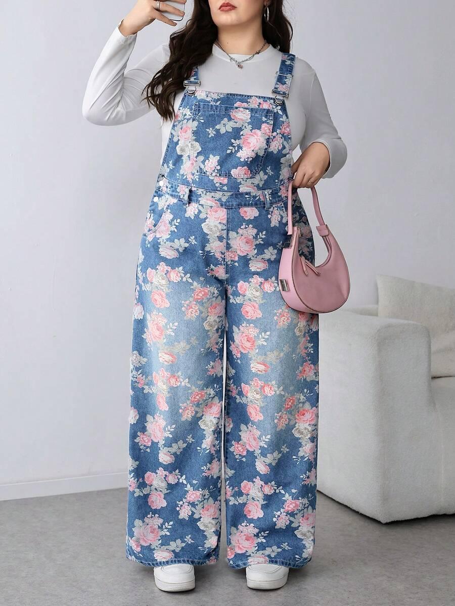 SHEIN NIEBIESKI KOMBINEZON JEANS S06__54