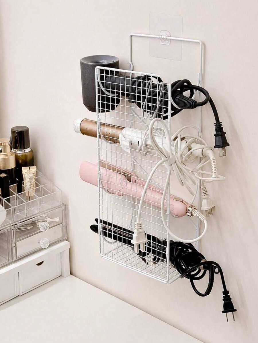 SHEIN BIAŁY ORGANIZER ŁAZIENKOWY S07__18X43CM