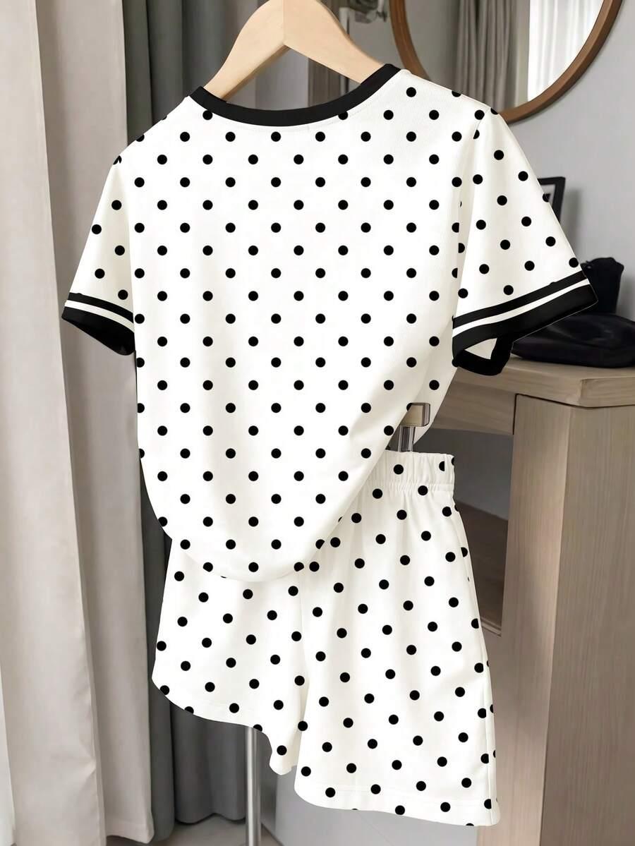 SHEIN KOMPLET T-SHIRT SPODENKI S09__98/104