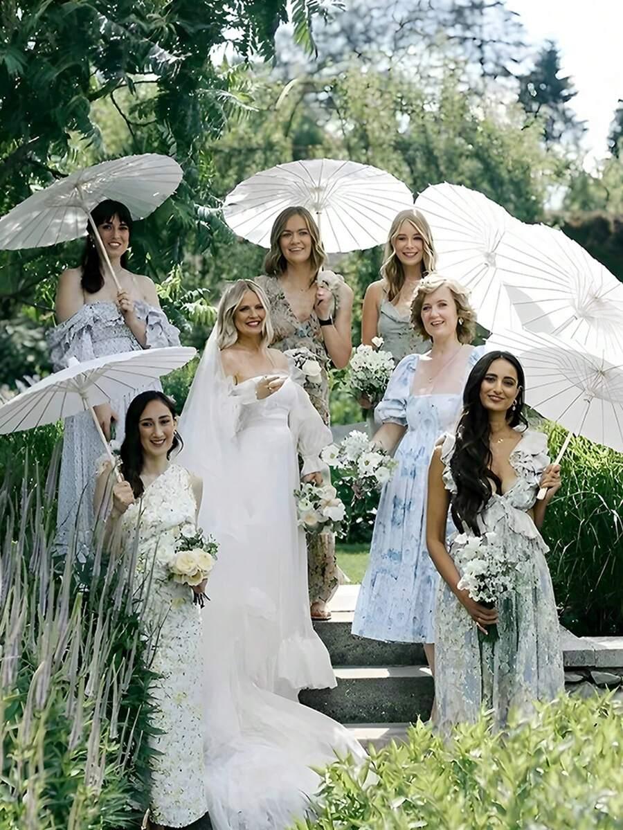 SHEIN BIAŁY MINI PARASOL S07__60X40