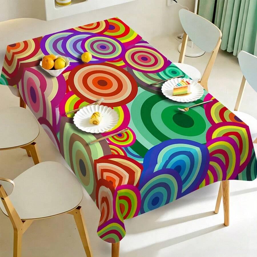 SHEIN OBRUS NA STÓŁ WZÓR S07__140X180CM