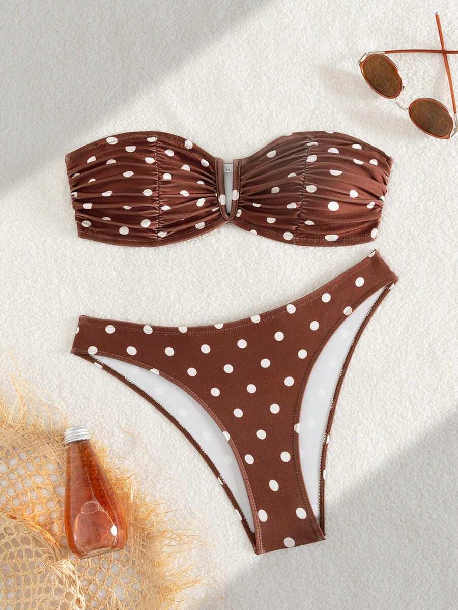 SHEIN DWUCZĘŚCIOWY STRÓJ KĄPIELOWY S09__XL