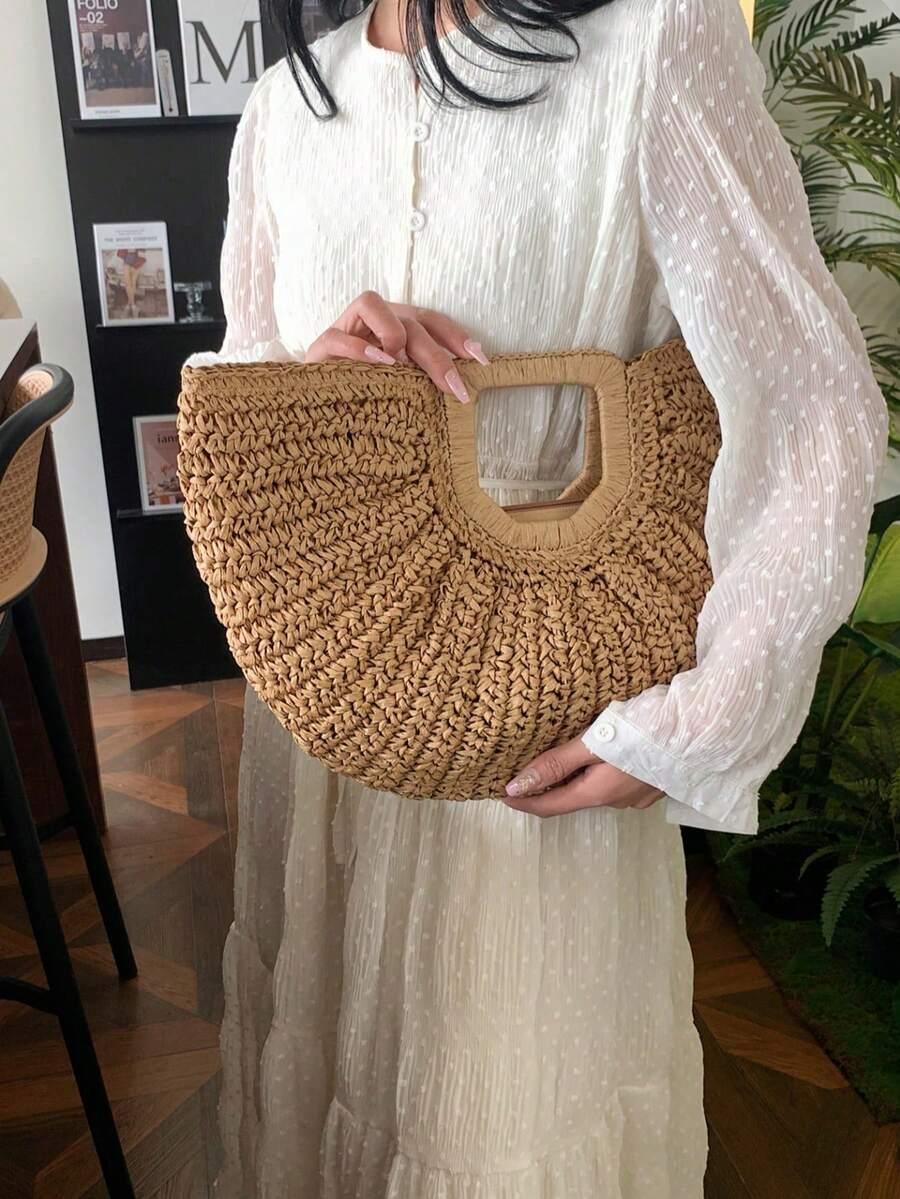DEDOO BRĄZOWA TOREBKA BOHO S07__15X6X20