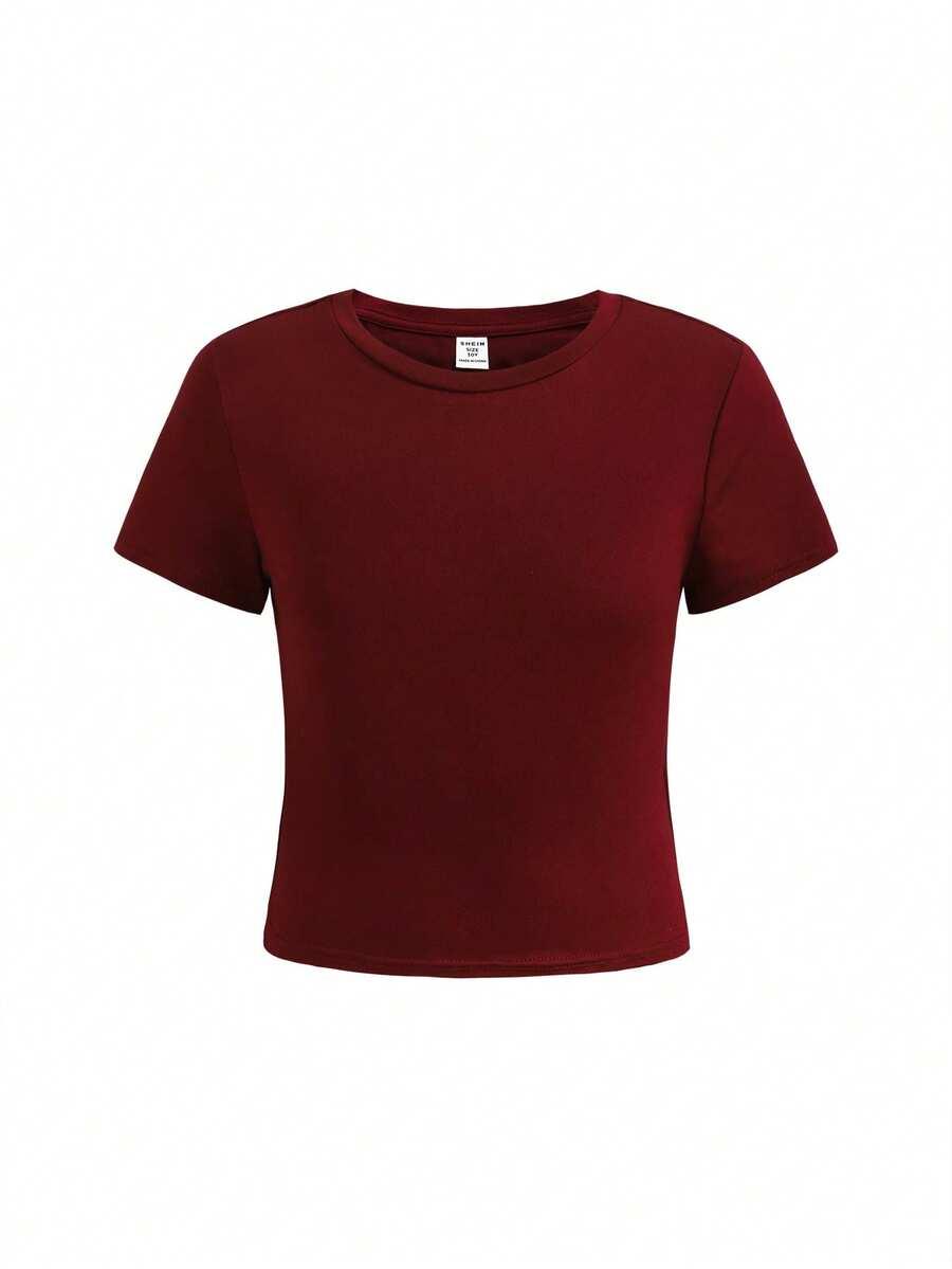 SHEIN TOP KRÓTKI RĘKAW 4-PACK S06__140-146