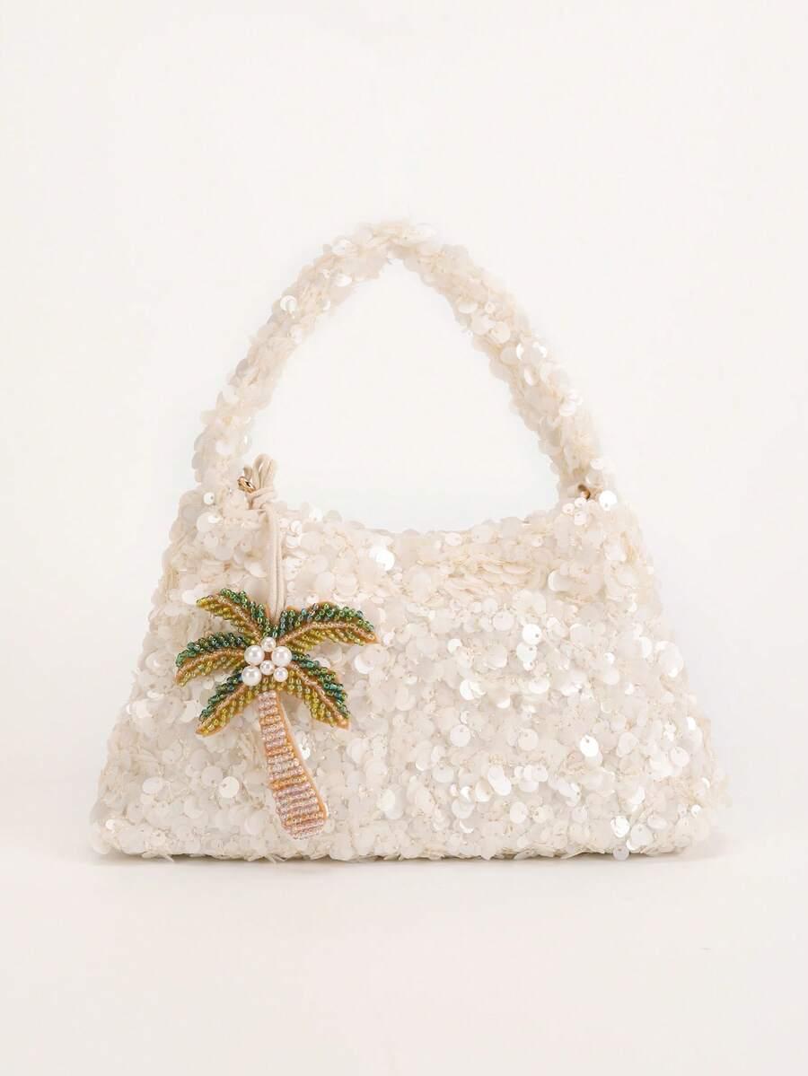 SHEIN BIAŁA TOREBKA ZDOBIENIE S07__25X14