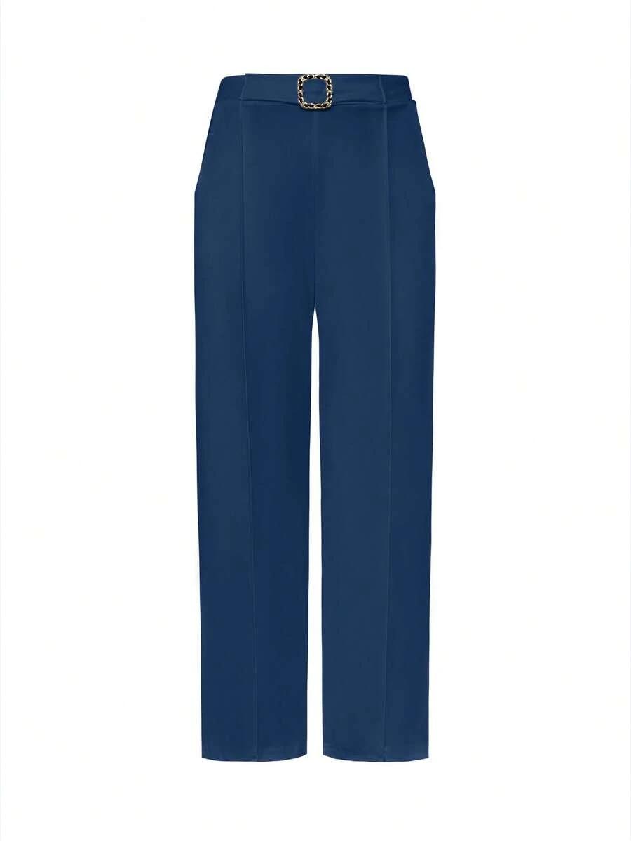 SHEIN NIEBIESKIE SPODNIE CASUAL S06__L