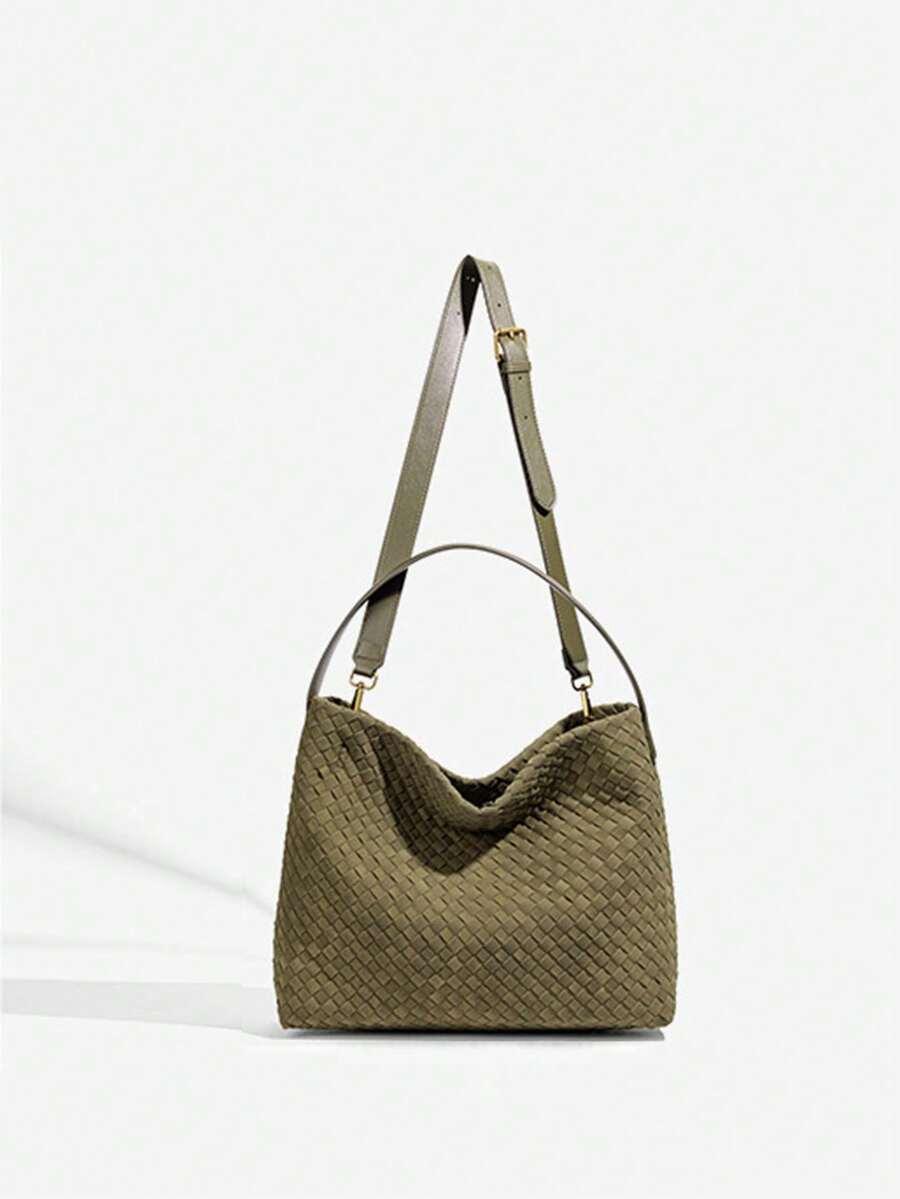 SHEIN ZIELONA TOREBKA NA RAMIĘ S07__29X11X34