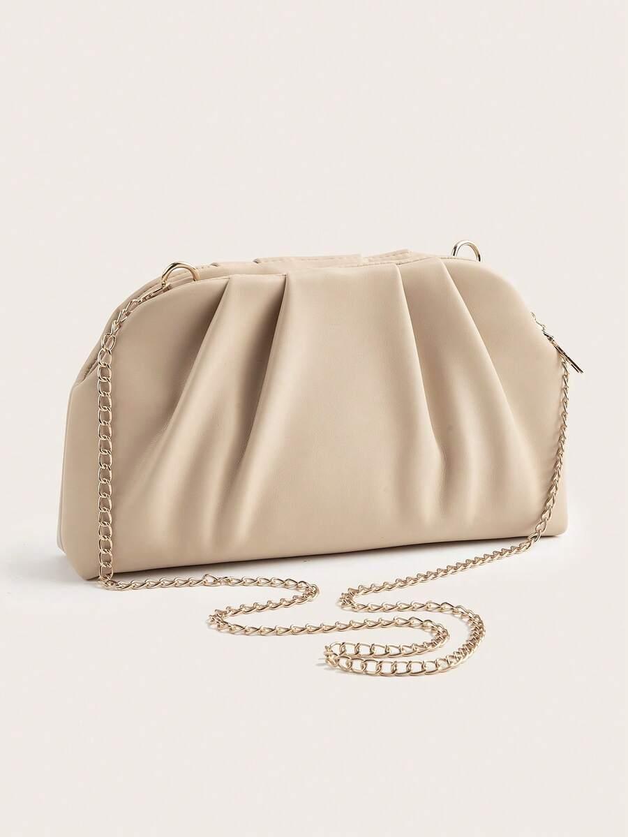 SHEIN BEŻOWA TOREBKA ŁAŃCUSZEK S07__28X15