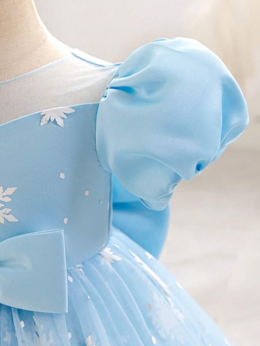 SHEIN NIEBIESKA SUKIENKA TIUL S06__80-86CM