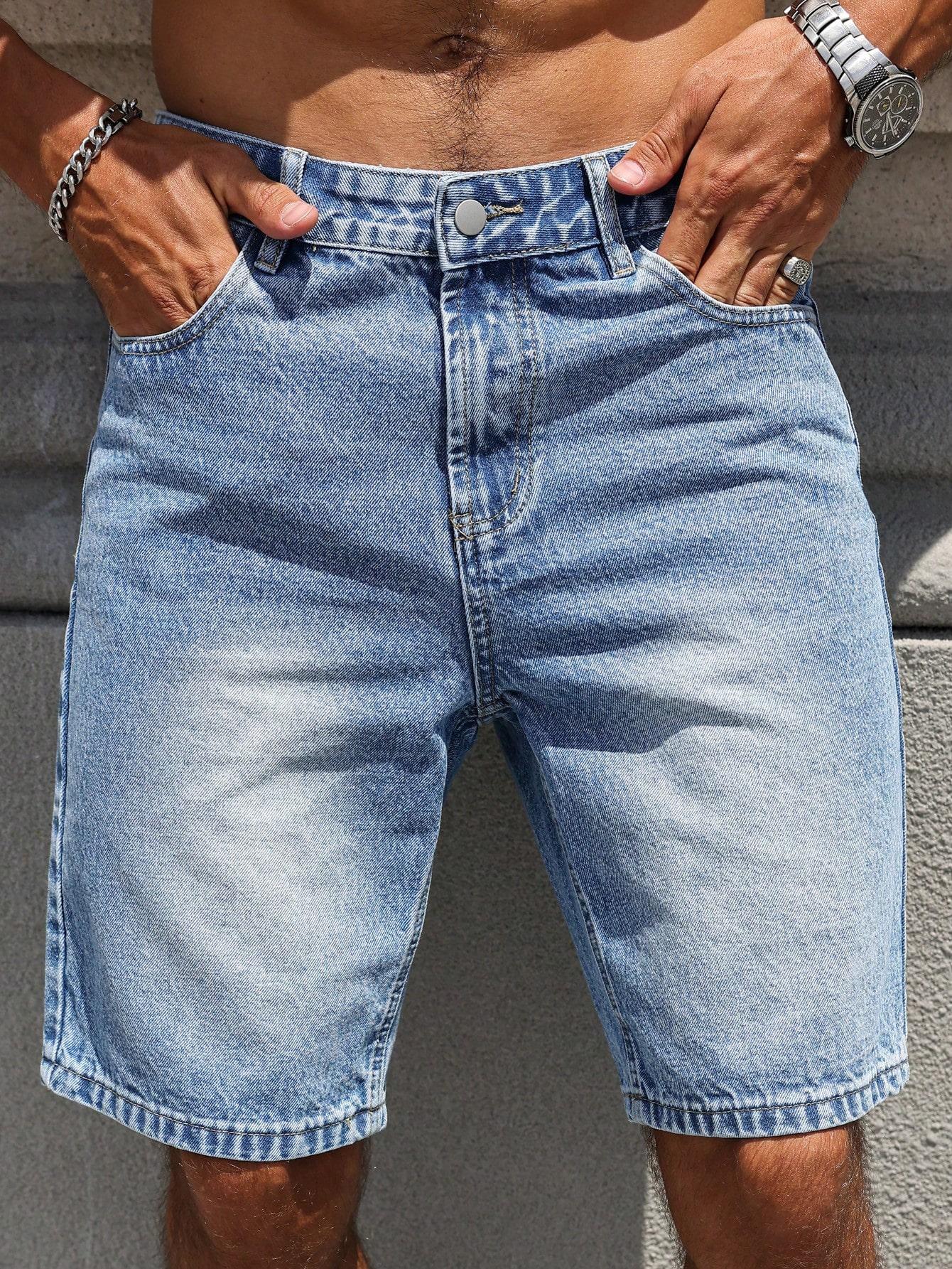 SHEIN SPODENKI JEANS KIESZENIE PK01__XL