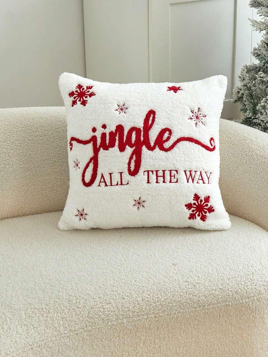 SHEIN POSZEWKA NA PODUSZKĘ MOTYW ŚWIĄTECZNY BDD__45X45CM