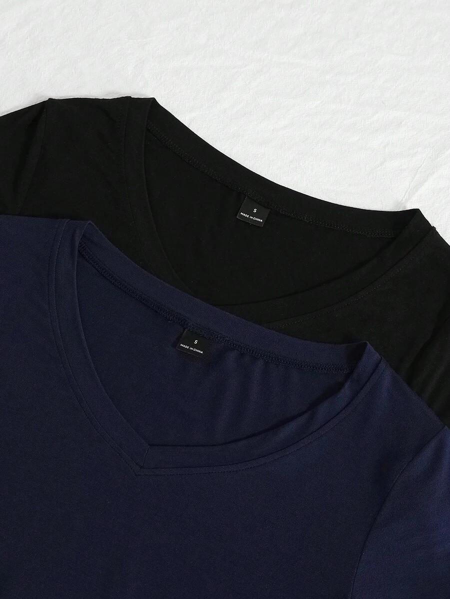 STREETHX BLUZKA V-NECK 2-PACK S06__S