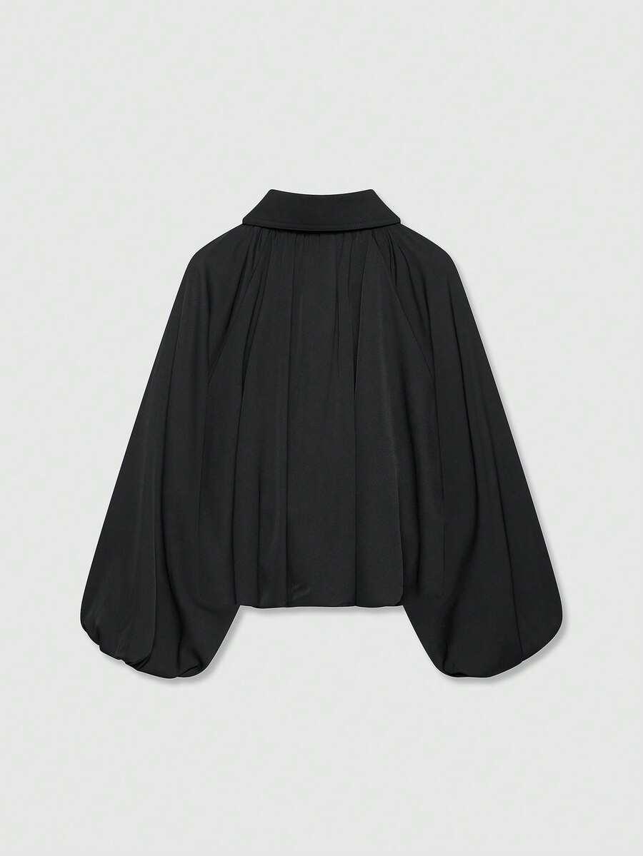 SHEIN CZARNA KURTKA BOMBER S06__M