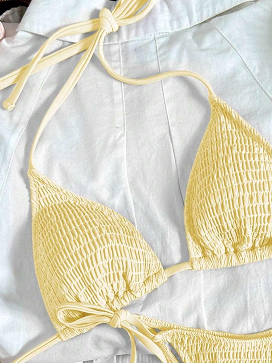 SWIM MOD ŻÓŁTY STRÓJ KĄPIELOWY S09__L