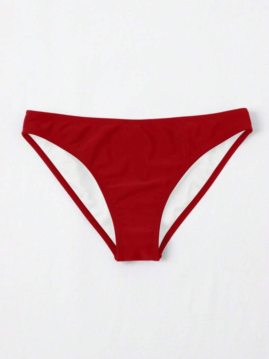 SWIM VCAY CZERWONY DÓŁ OD BIKINI S06__L