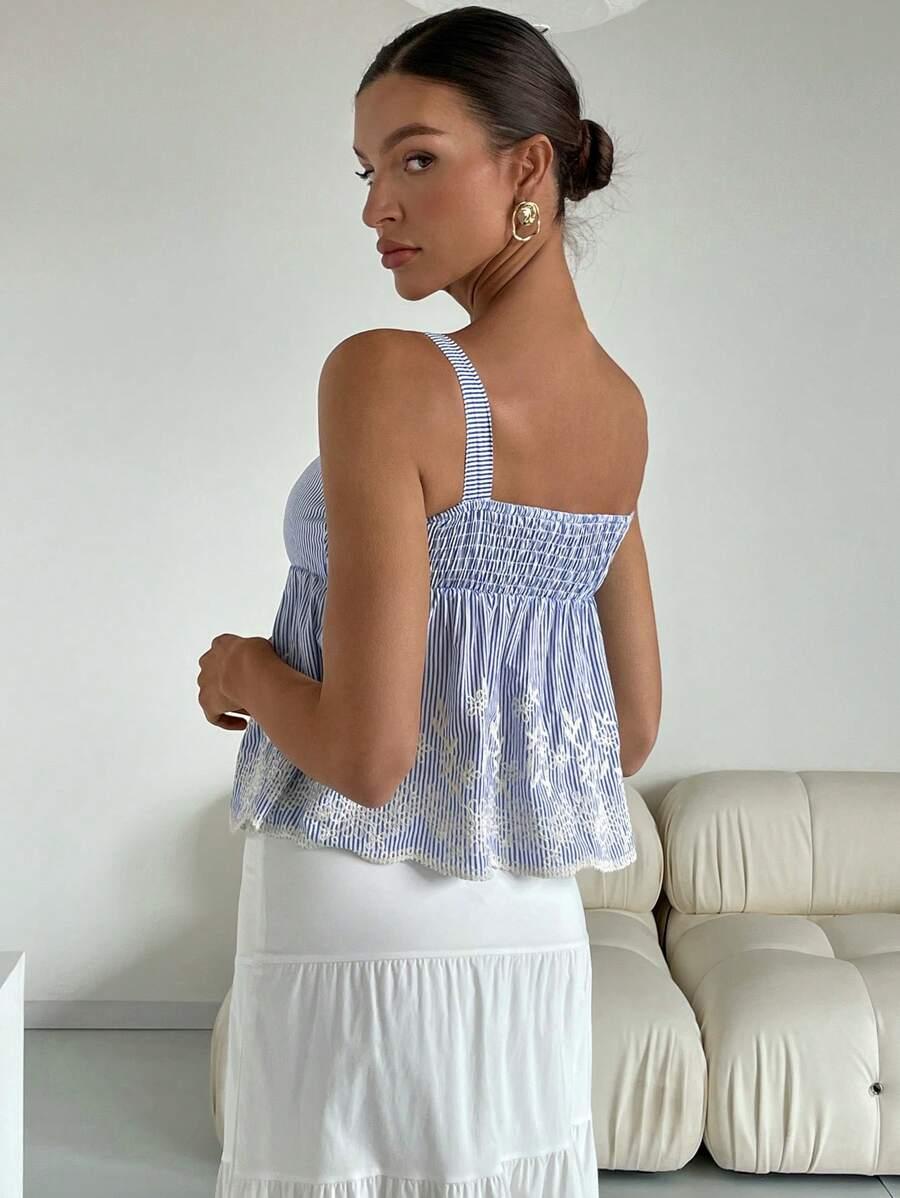 SIREN GAZE NIEBIESKI TOP PRINT S06__M