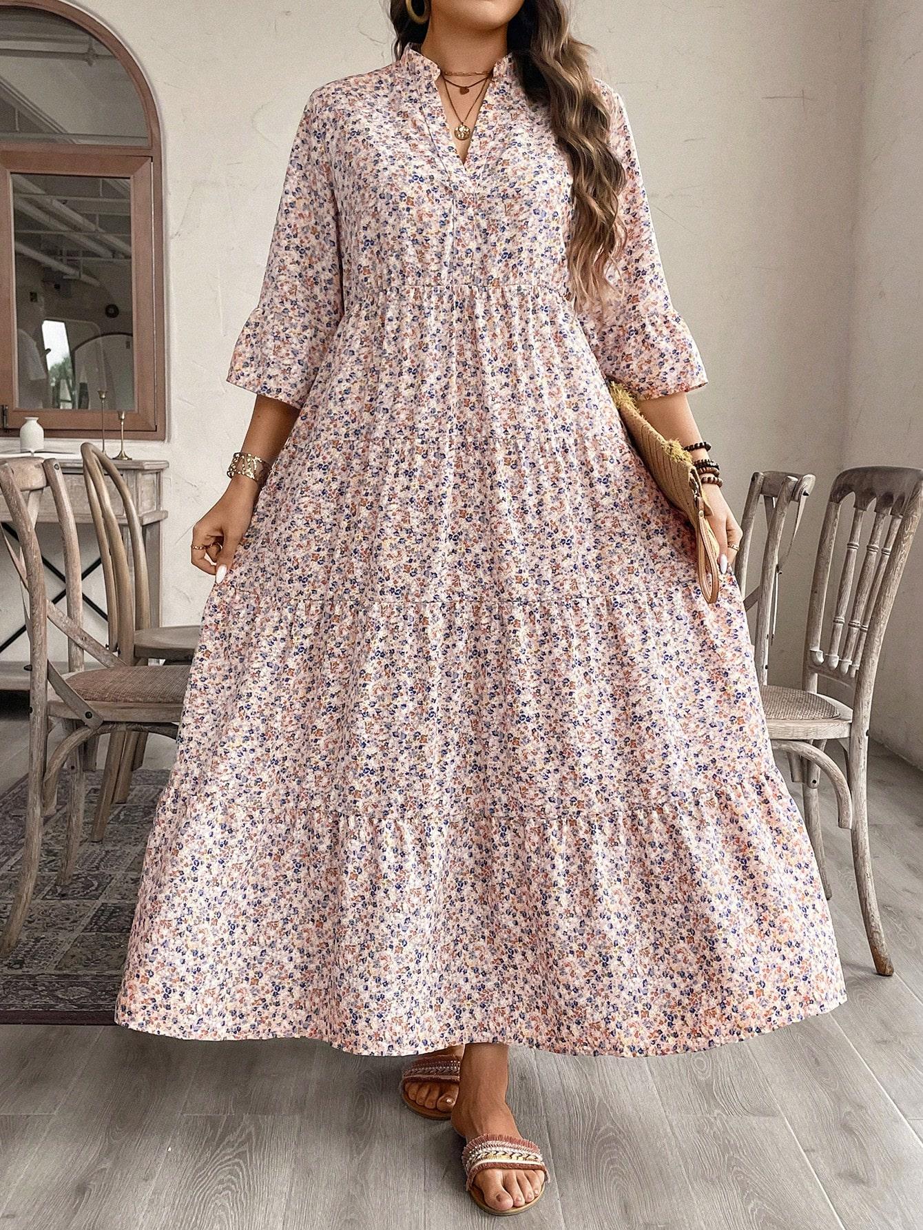 SHEIN MAXI SUKIENKA KWIATY S06__46