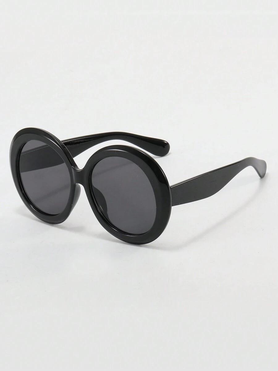 SHEIN CZARNE OKULARY PRZECIWSŁONECZNE S07__