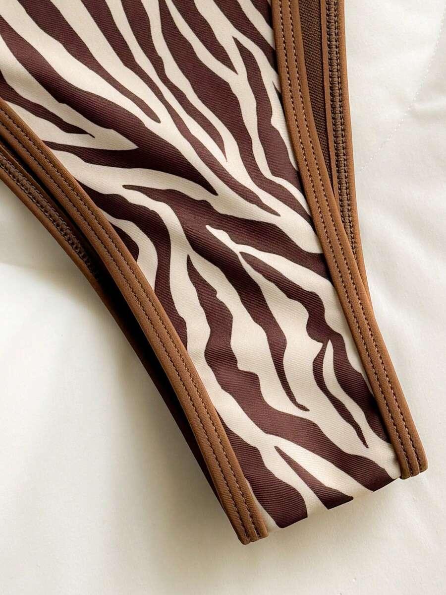 SHEIN DWUCZĘŚCIOWY STRÓJ KĄPIELOWY WZÓR S09__S