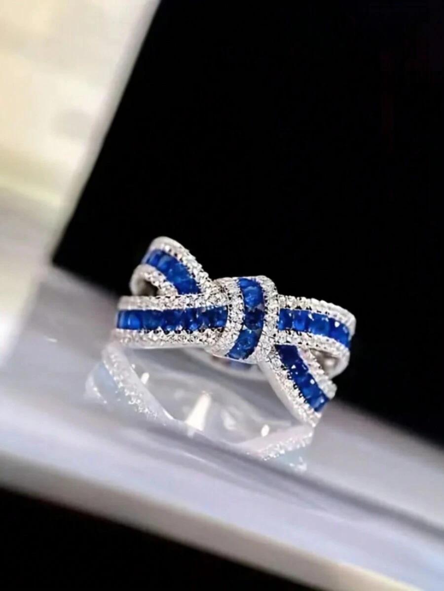 SHEIN SREBRNY PIERŚCIONEK ZDOBIENIE S07__6