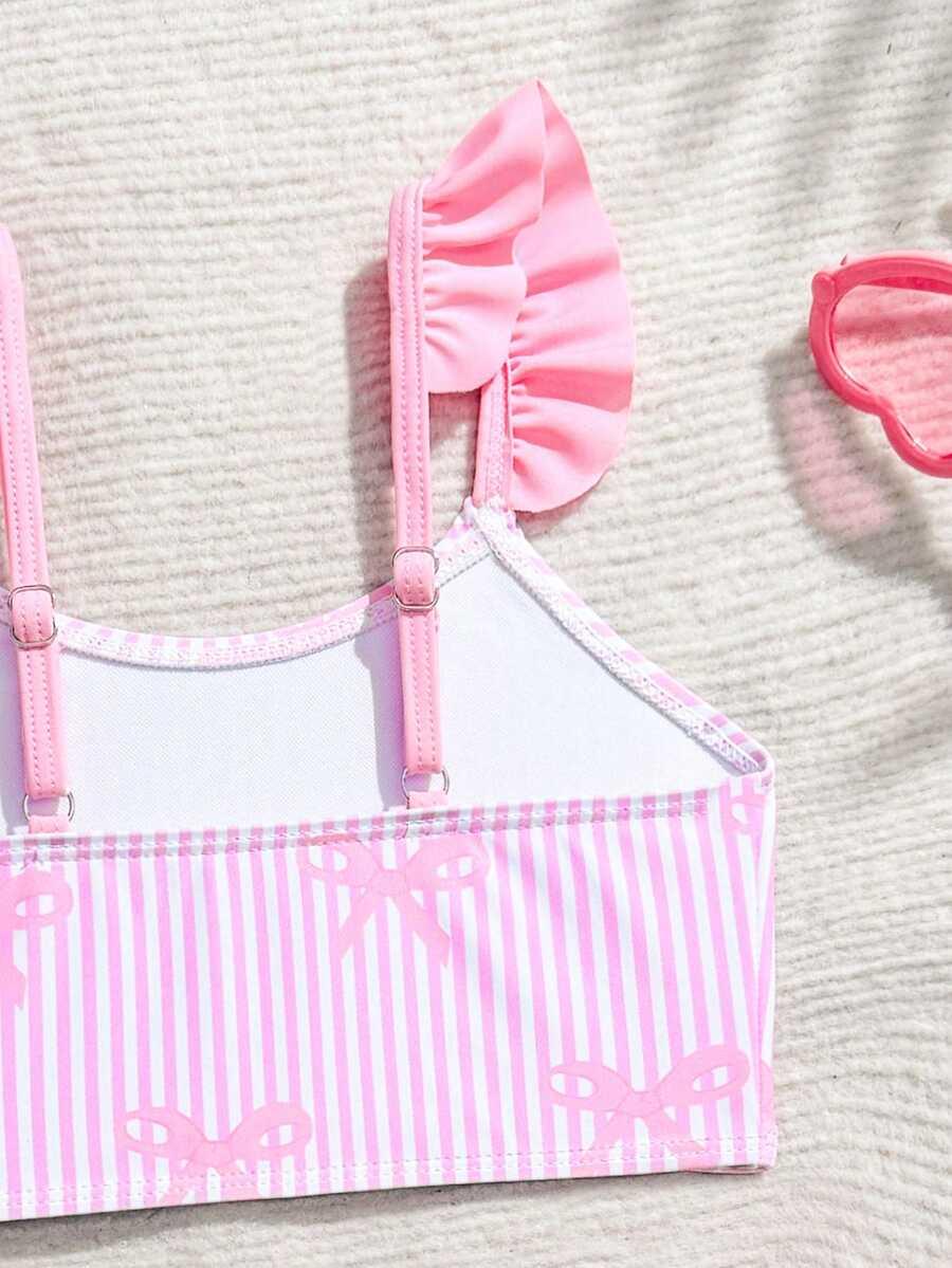 SHEIN DWUCZĘŚCIOWY STRÓJ KĄPIELOWY PAREO S09__110-116