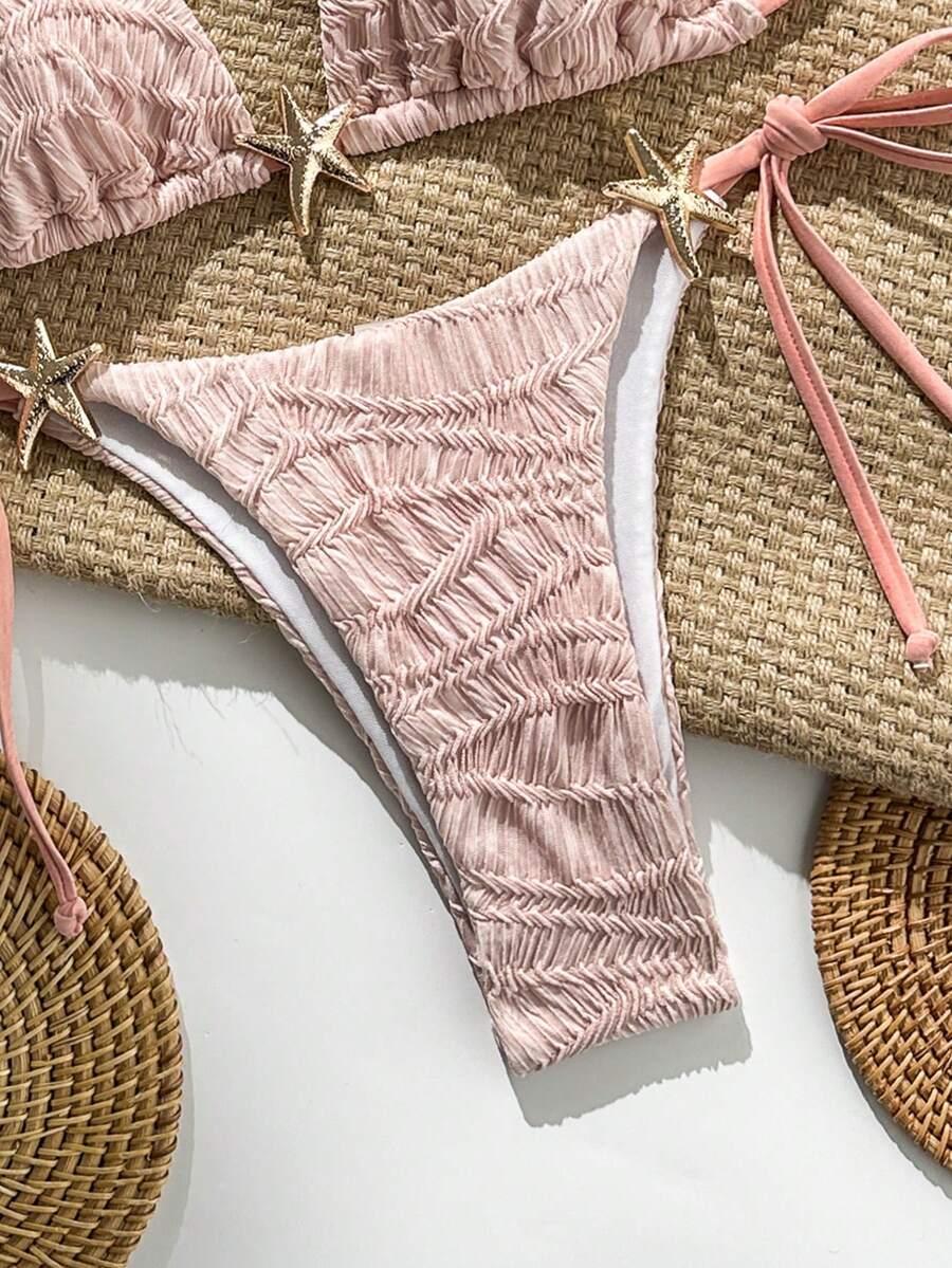 SWIM MOD RÓŻOWY DWUCZĘŚCIOWY STRÓJ KĄPIELOWY S09__S