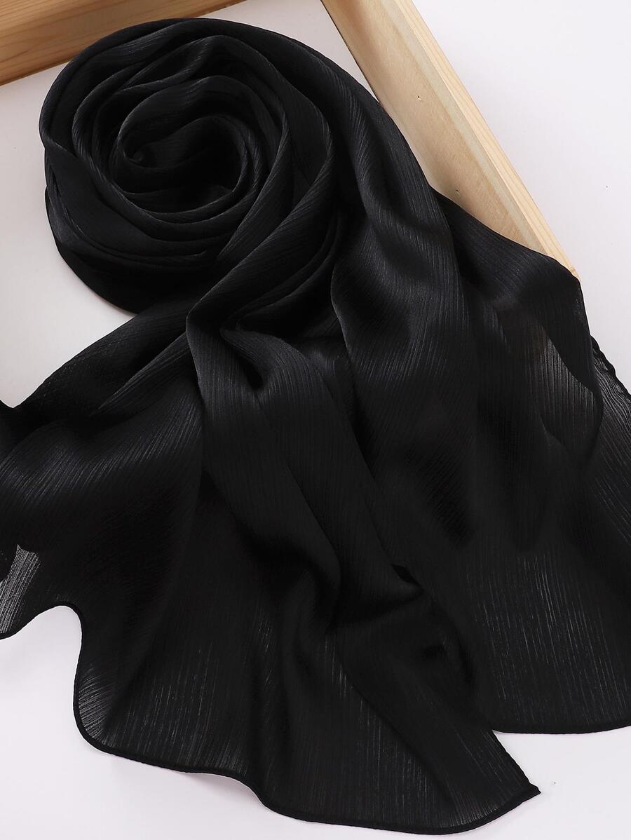 SHEIN CZARNA CHUSTA HIDŻAB S07__70X175