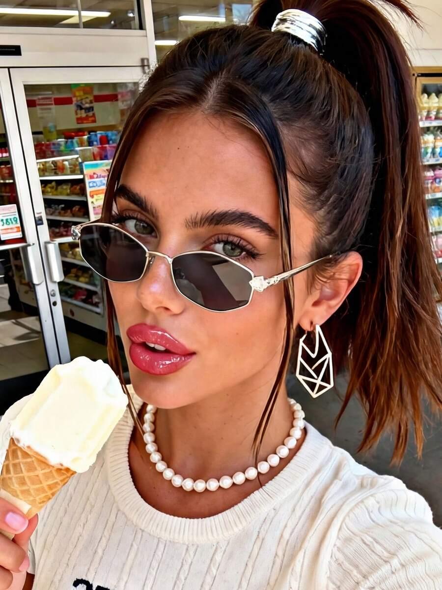 SHEIN OKULARY PRZECIWSŁONECZNE CASUAL S07