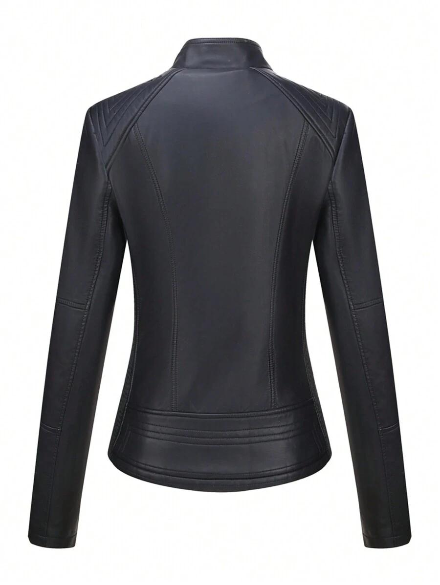 SHEIN CZARNA KURTKA IMITACJA SKÓRY S06__46