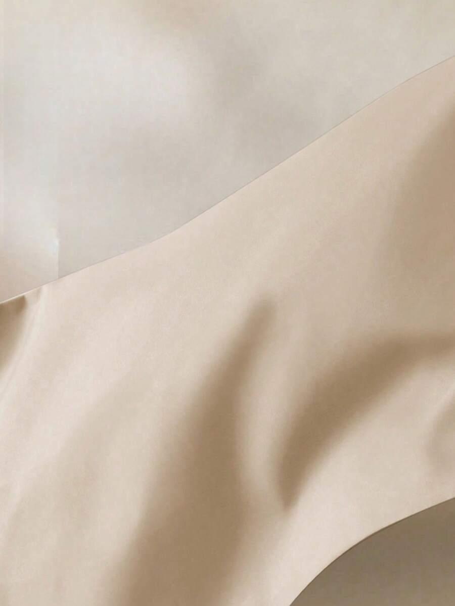 SHEIN BEŻOWE PRZEŚCIERADŁO NA GUMCE S07__200X220