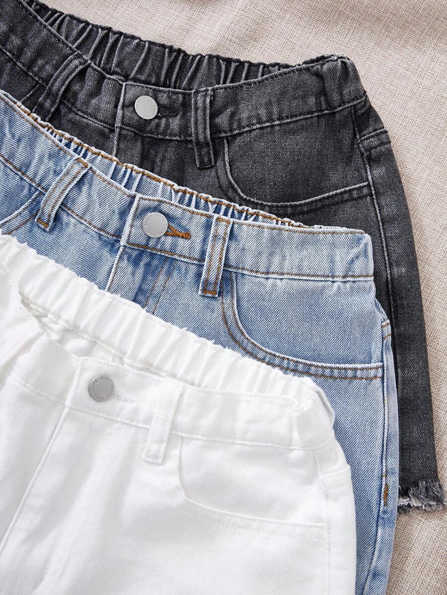 SHEIN JEANSOWE SPODENKI 3-PACK S06__162