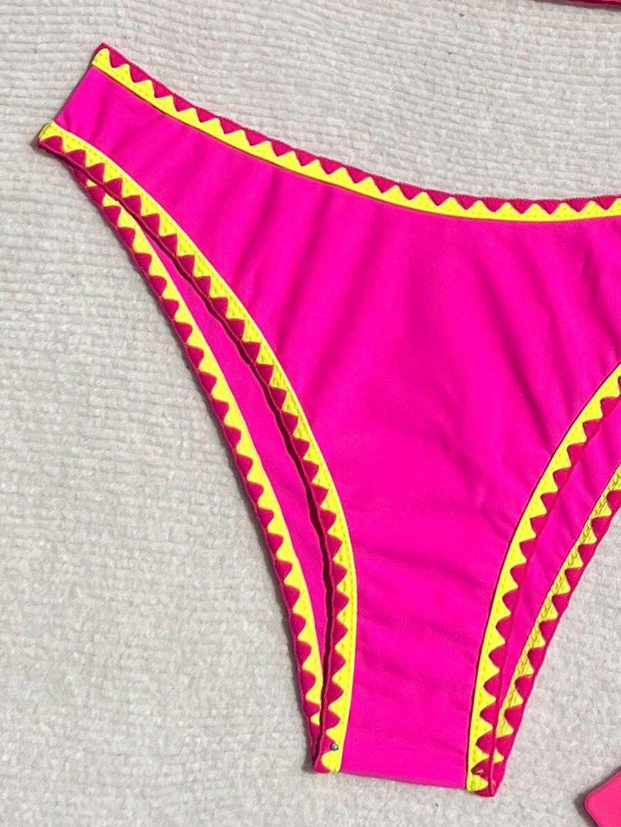 SHEIN DWUCZĘŚCIOWY STRÓJ KĄPIELOWY S09__XS