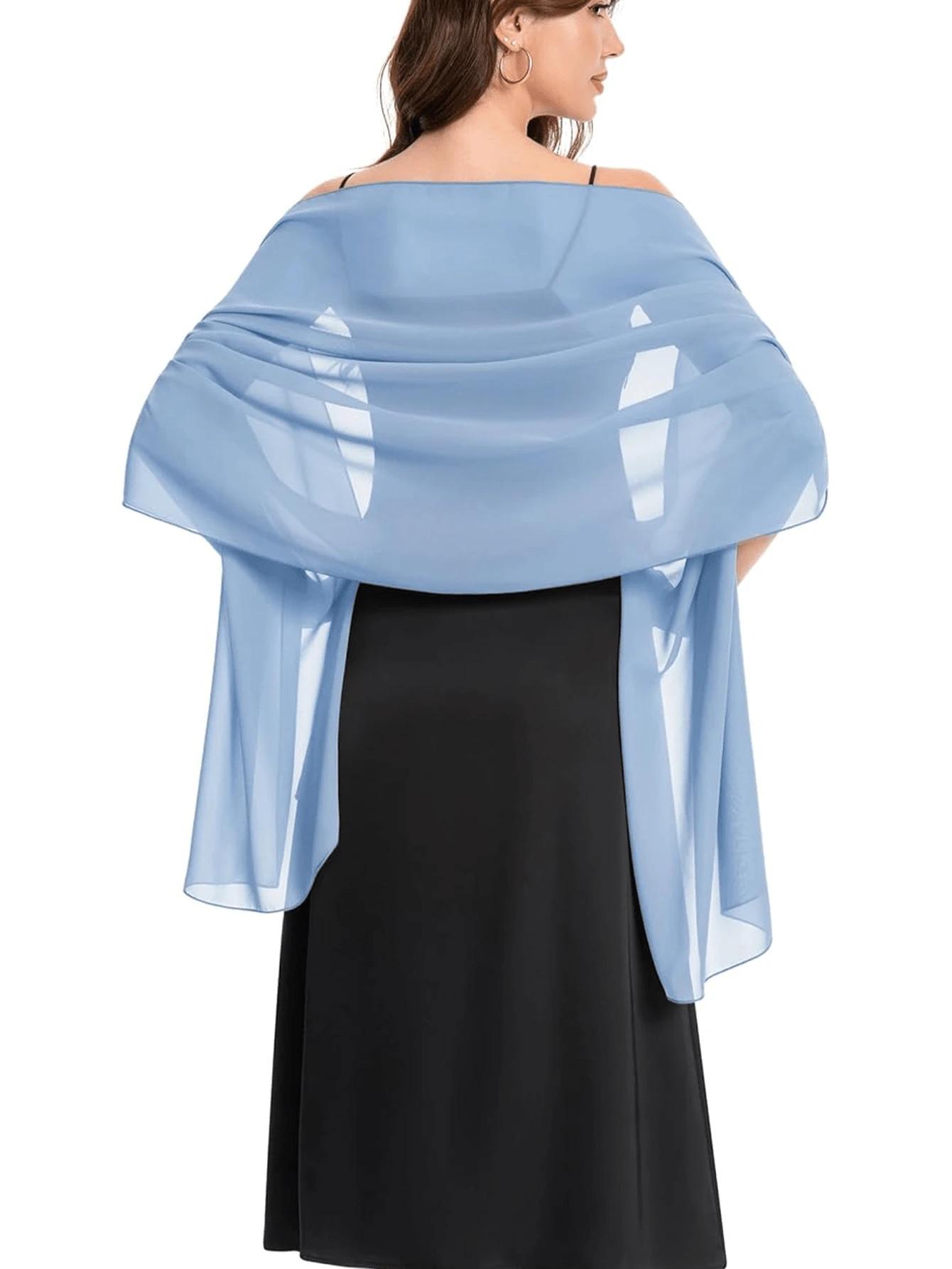 SHEIN NIEBIESKA CHUSTA CASUAL S07