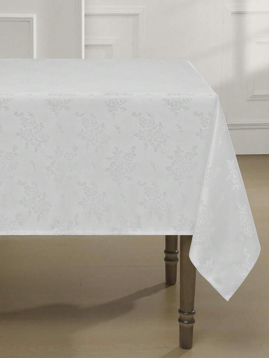 SHEIN BIAŁY OBRUS NA STÓŁ S07__100X140CM