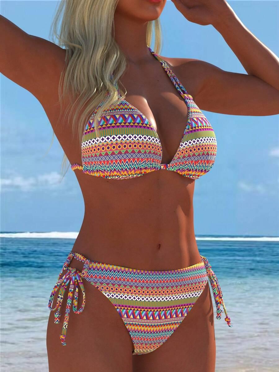 SHEIN DWUCZĘŚCIOWY STRÓJ KĄPIELOWY S09__M