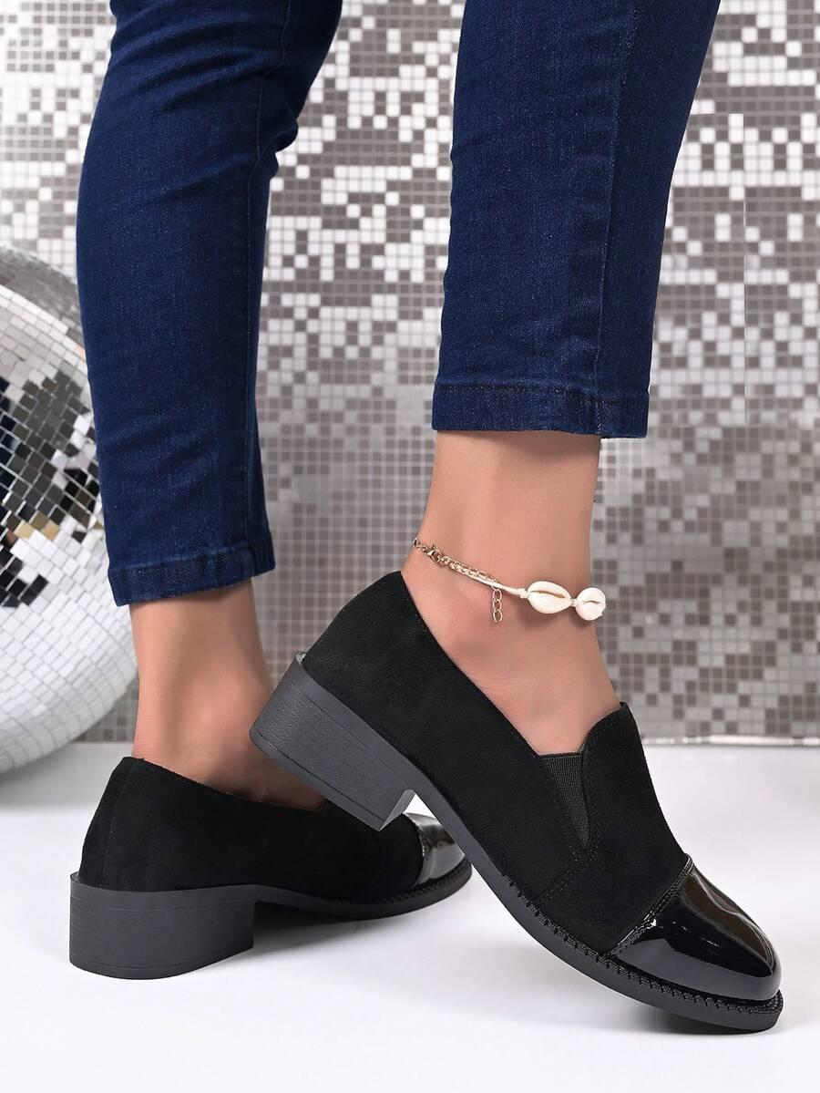 SHEIN CZARNE WSUWANE MOKASYNY S06__42