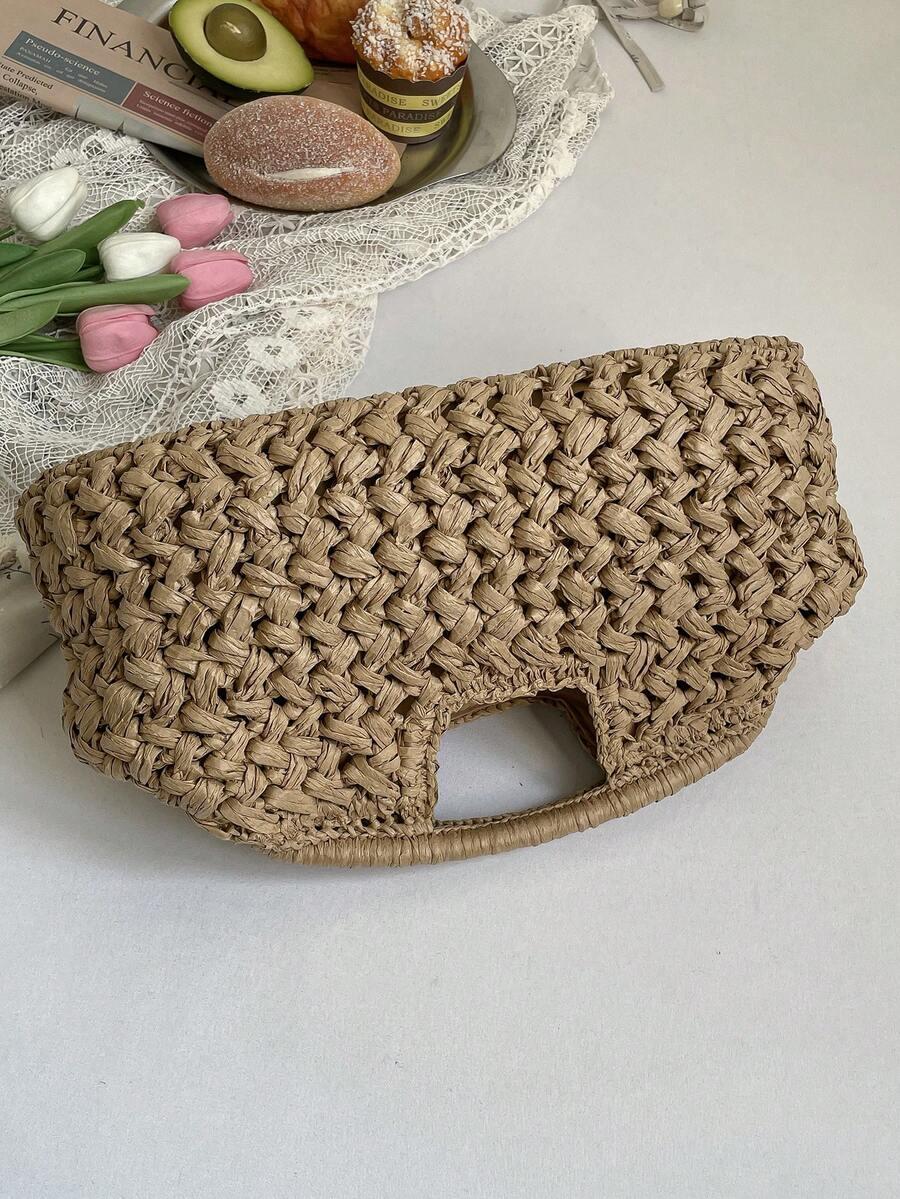 SHEIN BEŻOWA TOREBKA TEKSTURA S07__12X35CM