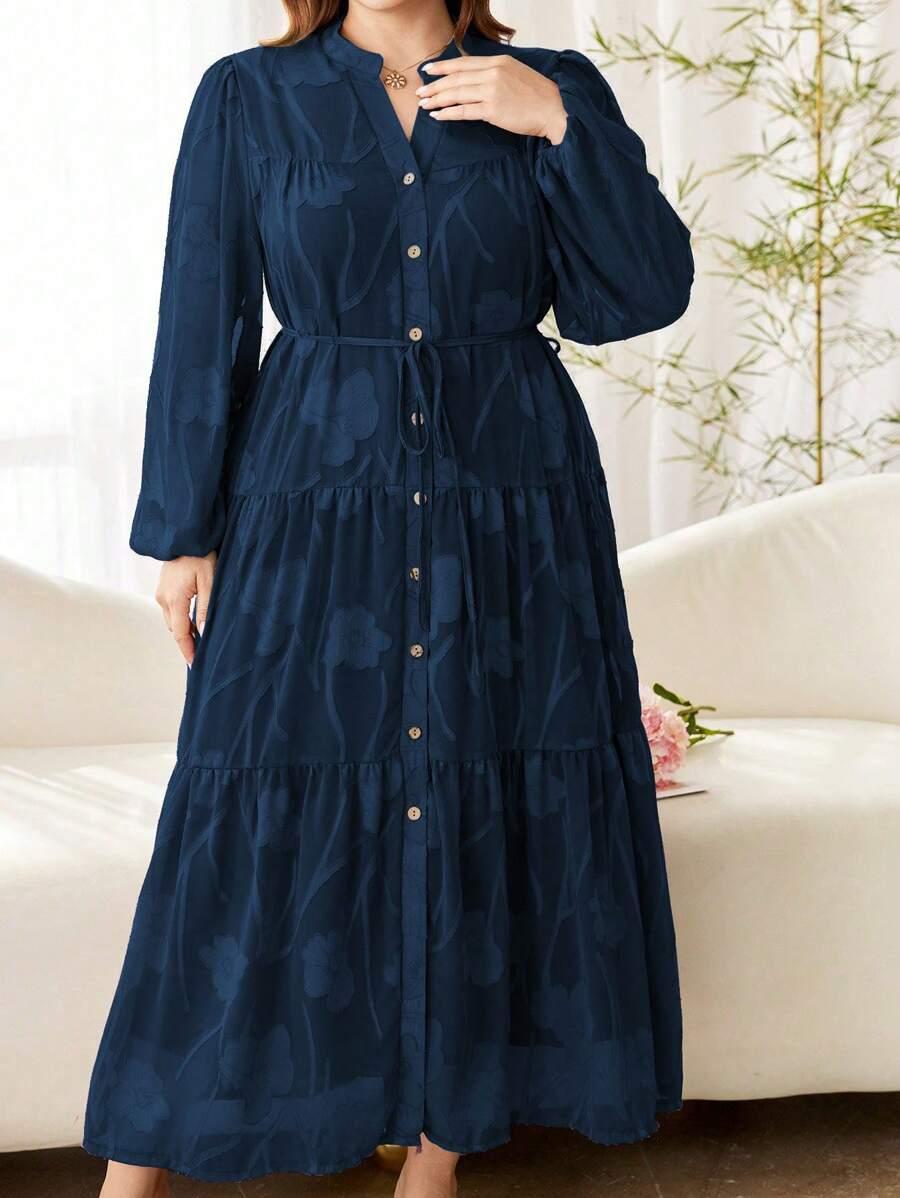 MODELYN NIEBIESKA MAXI SUKIENKA