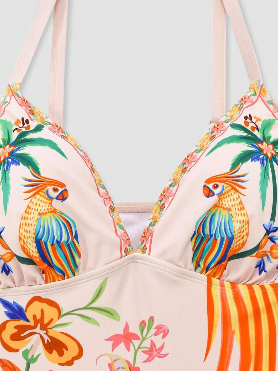 SWIM OASIS JEDNOCZĘŚCIOWY STRÓJ KĄPIELOWY SPÓDNICA KOMPLET S09__46