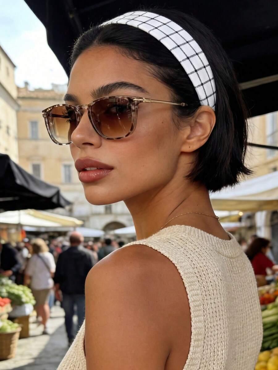 SHEIN OKULARY PRZECIWSŁONECZNE ANIMAL PRINT S07