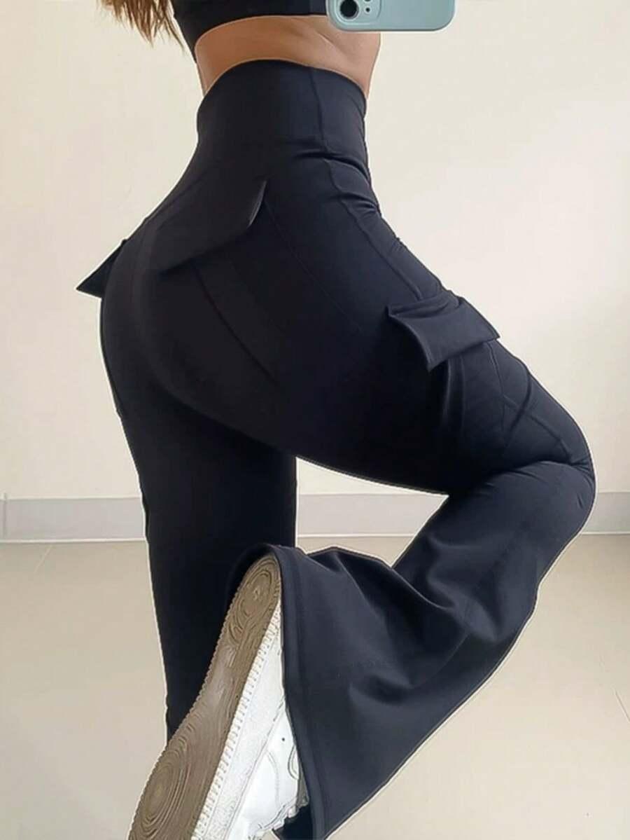 SHEIN CZARNE SPODNIE SPORTOWE S09__M