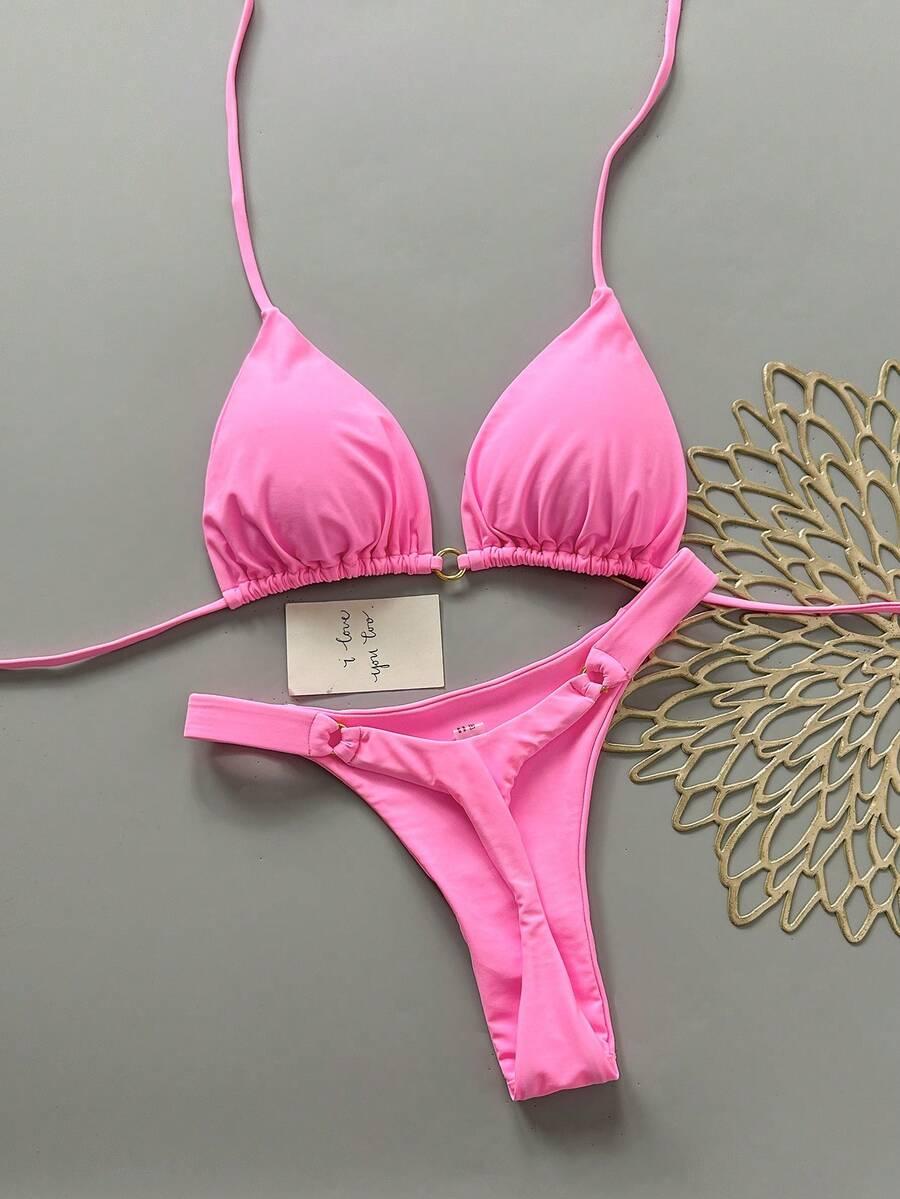 SHEIN DWUCZĘŚCIOWY STRÓJ KĄPIELOWY S09__M