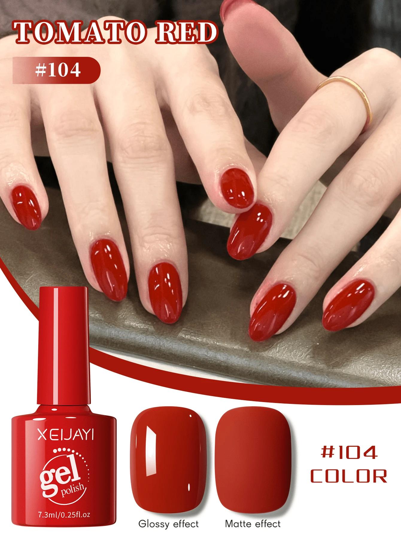 SHEIN CZERWONY LAKIER DO PAZNOKCI HYBRYDOWY S07__7.3ML