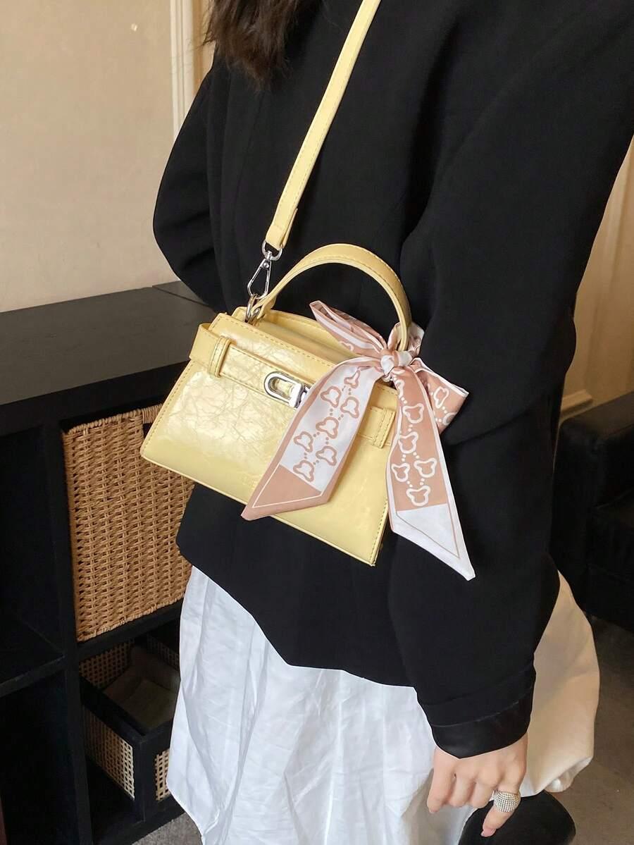 SHEIN ŻÓŁTA TOREBKA NA RAMIĘ S07__19X12