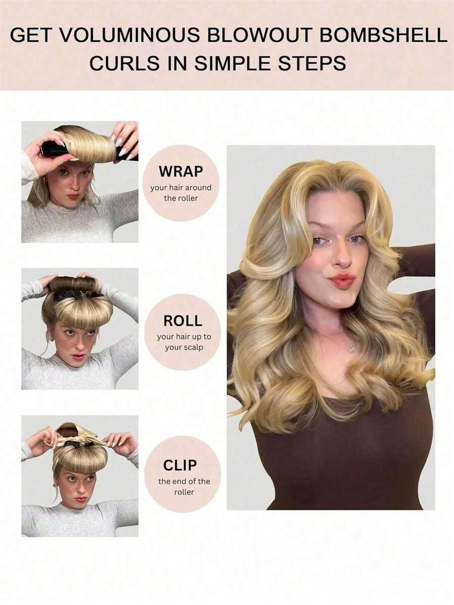SHEIN WAŁKI DO LOKÓW 3SZT S07__25CM